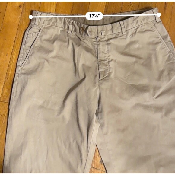 Loro Piana Men’s Beige Cotton Trousers Size 52 Luxury Italian Designer Pants - Picture 3 of 5